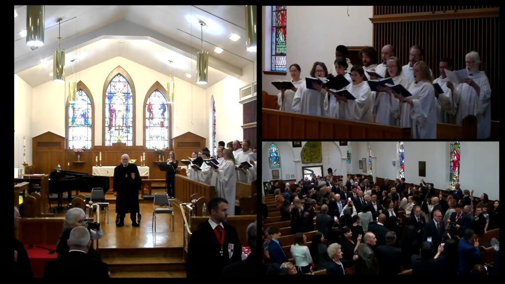 Investiture Ceremony multi-camera streaming image