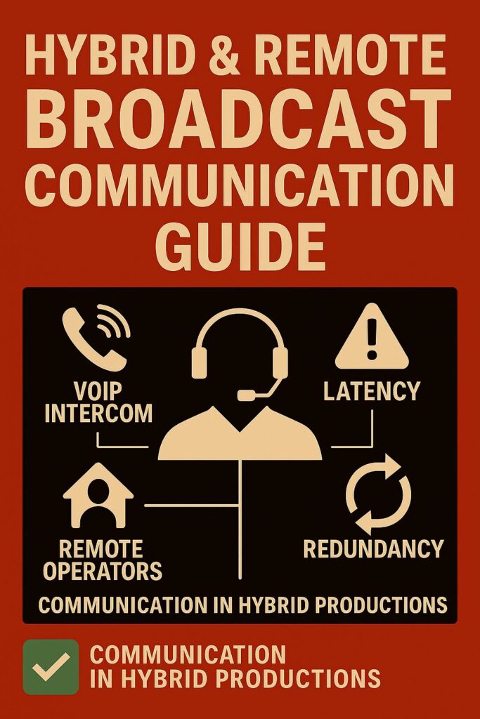 Communication in Hybrid and Remote Productions: How to Manage Teams Across Distance